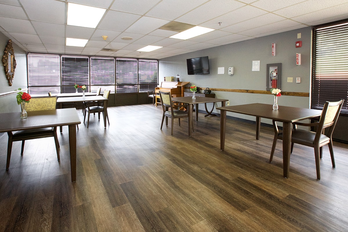 The dining room at Lexington